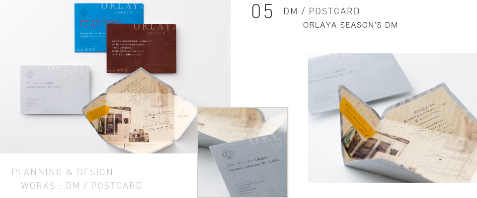 DM / POSTCARD ORLAYA SEASON'S DM