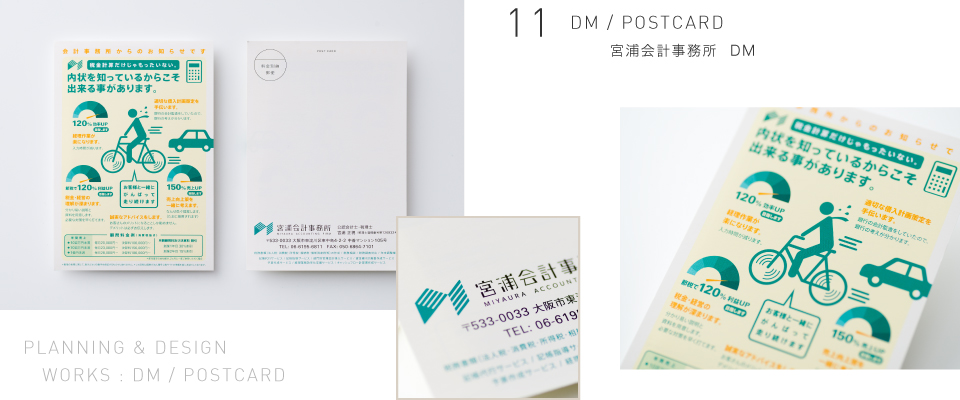 DM / POSTCARD 宮浦会計事務所 DM